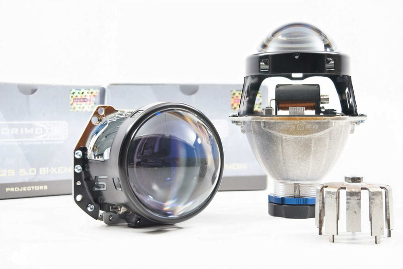 Bi-xenon: Morimoto Mini D2S 5.0: (Square Lens/LHD)