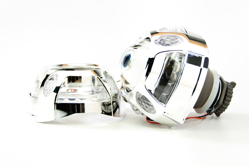 Panamera 1.0 Projector Shroud (White/Amber LED Switchback)