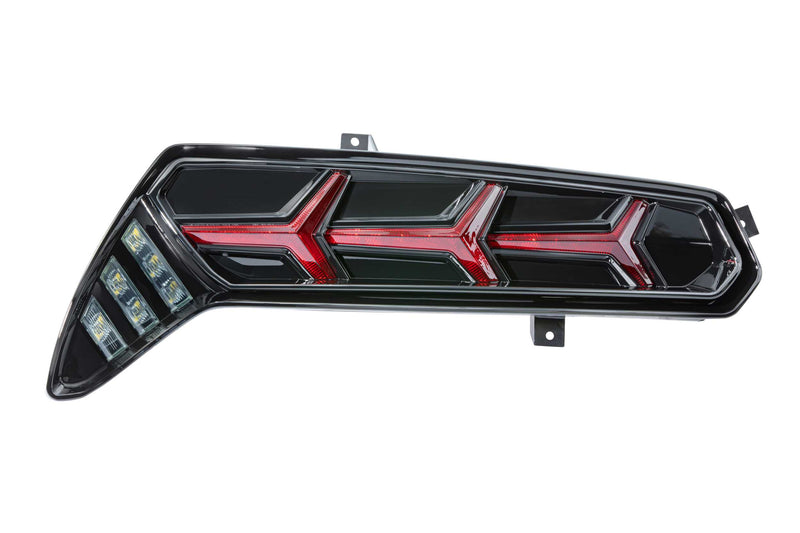 XB LED Tail Lights: Chevrolet Corvette (14-21) (Pair / Red)