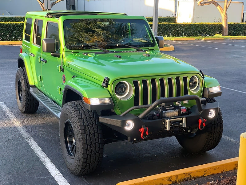 Oracle Jeep JL/Gladiator JT Oculus Bi-LED Projector Headlights - Amber/White Switchback