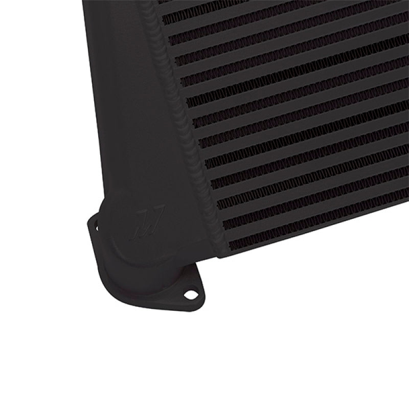 Mishimoto 08-14 Subaru WRX Top-Mount Intercooler Kit - Powder Coated Black &amp; Blue Hoses