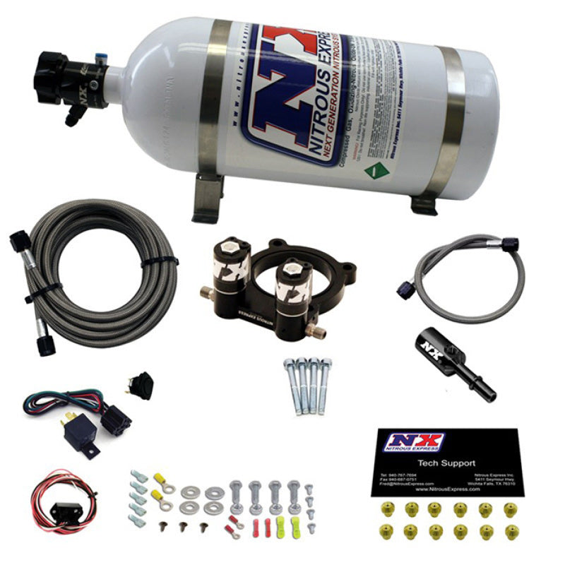 Nitrous Express Ford 2.3L Ecoboost Nitrous Plate Kit w/10lb Bottle (CLOSE OUT