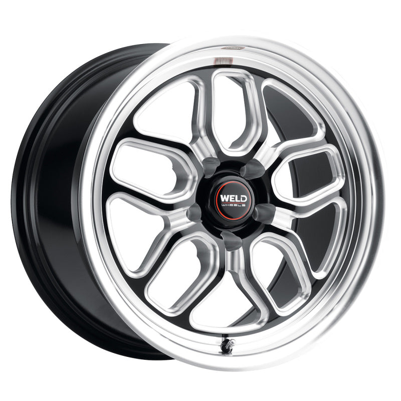 Weld Racing 17x10 Laguna Drag 5x120 ET42 BS7.2 Gloss BLK MIL DIA 78.1