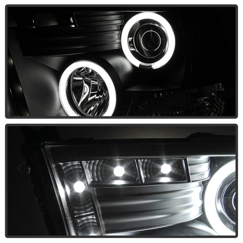 Spyder Dodge Ram 1500 09-14 Projector Headlights Halogen- CCFL Halo LED - Blk PRO-YD-DR09-CCFL-BK  (CLOSE OUT)