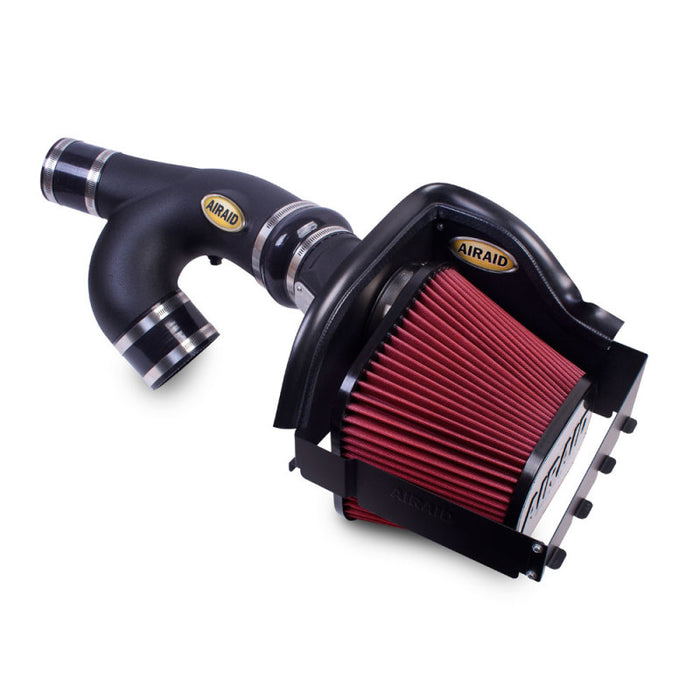 Airaid Intake System, Bifurcated Tube, Dry / Red Media 11-14 Ford F-150 3.5L Ecoboost