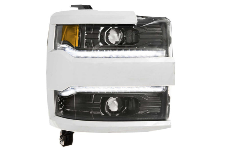 XB LED Headlights: Chevrolet Silverado HD (15-19) (Pair / ASM)