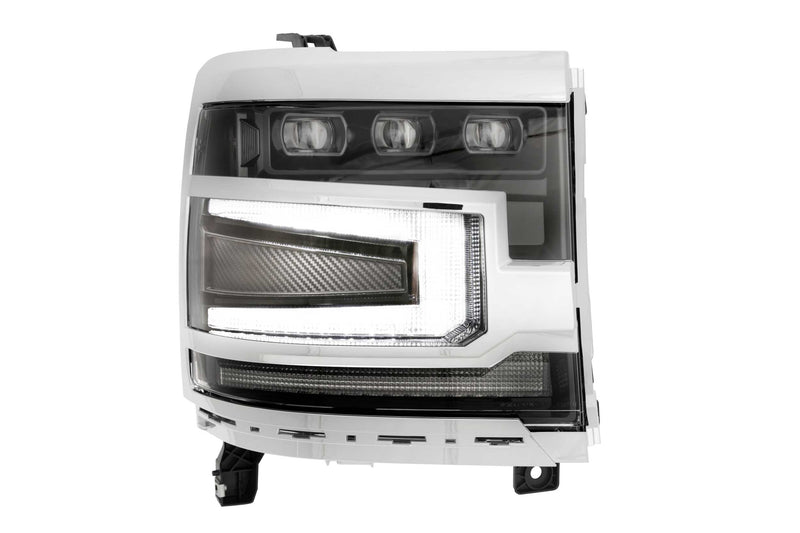 XB LED Headlights: Chevrolet Silverado 1500 (16-18) (Pair / ASM)