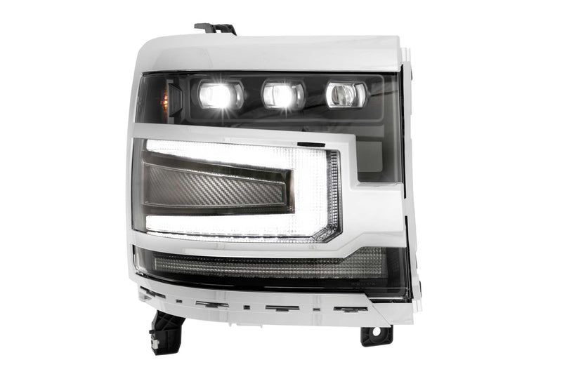 XB LED Headlights: Chevrolet Silverado 1500 (16-18) (Pair / ASM)