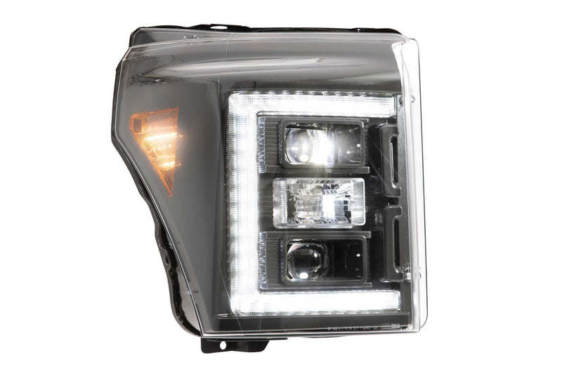 XB Hybrid LED Headlights: Ford Super Duty (11-16) (Pair / ASM)