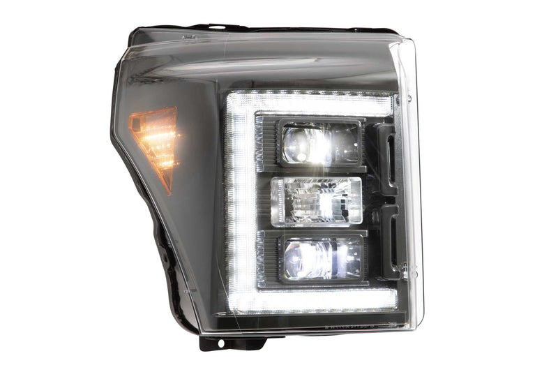 XB Hybrid LED Headlights: Ford Super Duty (11-16) (Pair / ASM)
