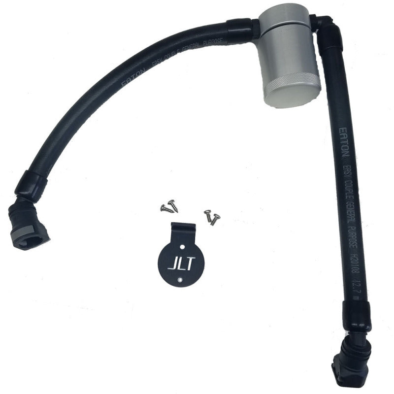 JLT 05-10 Ford F-150 5.4L Driver Side Oil Separator 3.0 - Clear Anodized