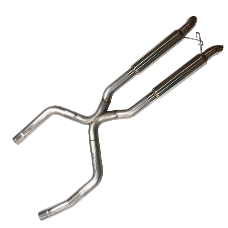 TSP 98-02 F-Body Rumbler Bullet True Dual - Stainless Steel