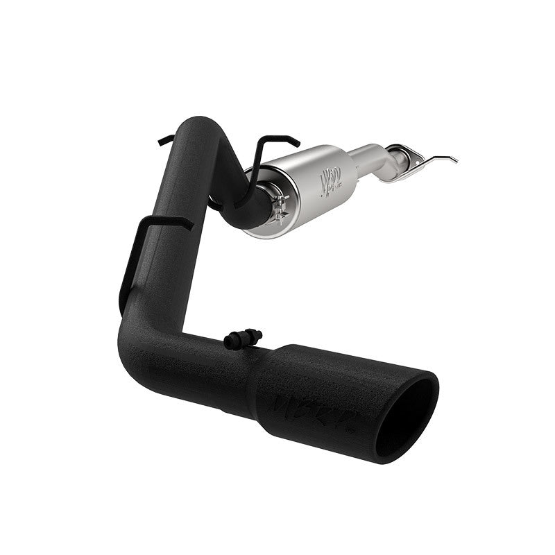 MBRP 2015 Chevy/GMC Colorado/Canyon 2.5L &amp; 3.6L Black Coated 3in C/B Single Side Exit