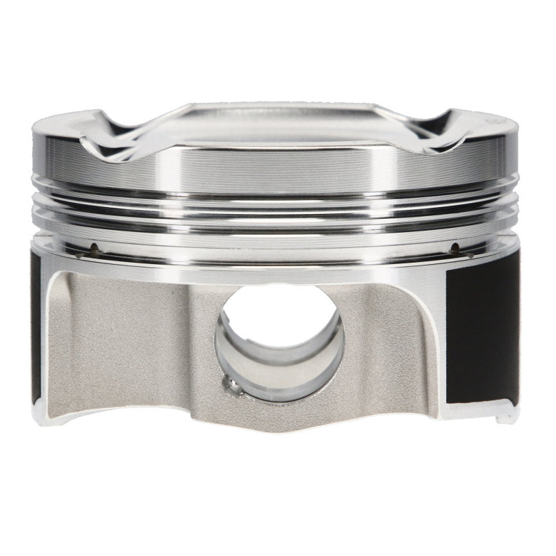 JE Pistons - Set of 4 Mitsubishi 4B11T 87.0mm Bore +.2 Dome Asymmetrical FSR Pistons - Set of 4