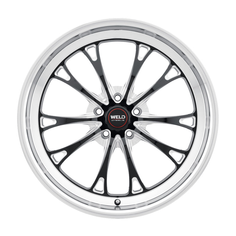 Weld S157 17X10 Belmont Drag 5X114.3 ET50 BS7.50 Gloss Black MIL Dia 78.1
