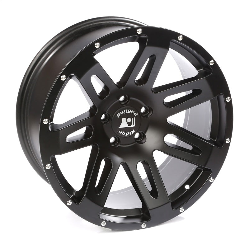 Rugged Ridge XHD Wheel Satin Black 20in x 9 Inch JK/JL/JT (CLOSE OUT)