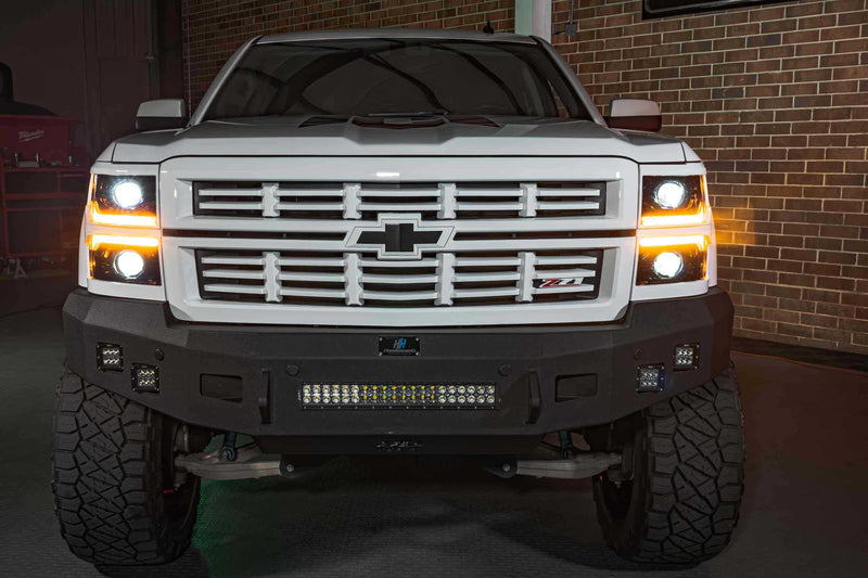XB LED Headlights: Chevrolet Silverado 1500 (14-15) (Pair / ASM)