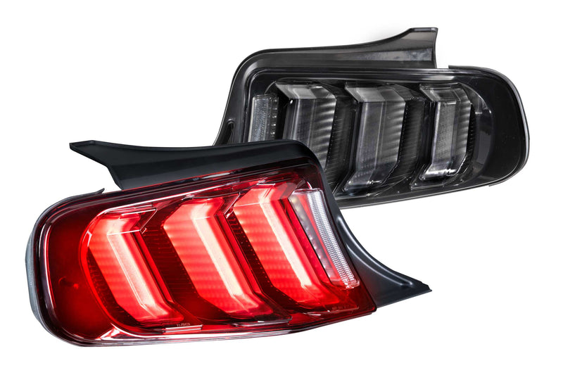 XB LED Tail Lights: Ford Mustang (13-14) (Pair / Facelift / Smoked)