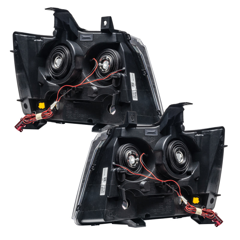 Oracle 07-13 Chevrolet Avalanche Pre-Assembled SMD Headlights - Red