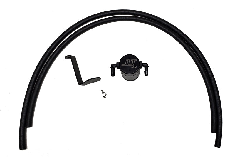 JLT 05-12 Nissan Pathfinder 4.0L Passenger Side Oil Separator 3.0 - Black Anodized