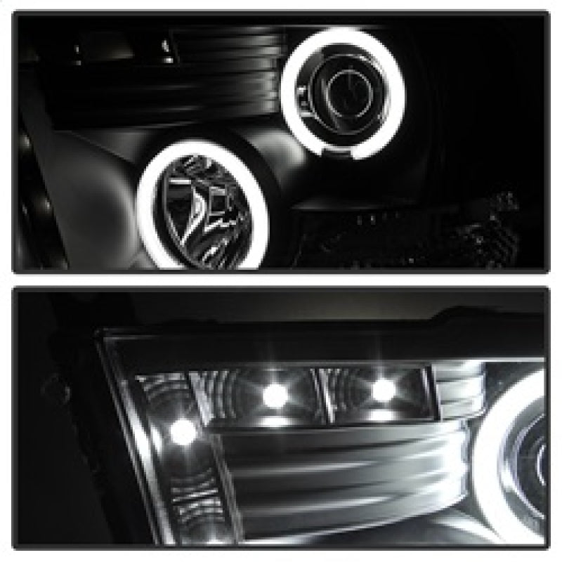 Spyder Dodge Ram 1500 09-14 Projector Headlights Halogen- CCFL Halo LED - Blk PRO-YD-DR09-CCFL-BK  (CLOSE OUT)