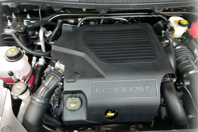 JLT 10-19 Ford Flex EcoBoost V6 Passenger Side Oil Separator 3.0 - Black Anodized