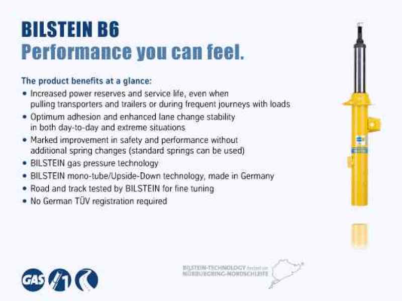 Bilstein B6 15-17 Mercedes-Benz GLA45 AMG (w/o Electronic Susp) Front Right Twintube Strut Assembly