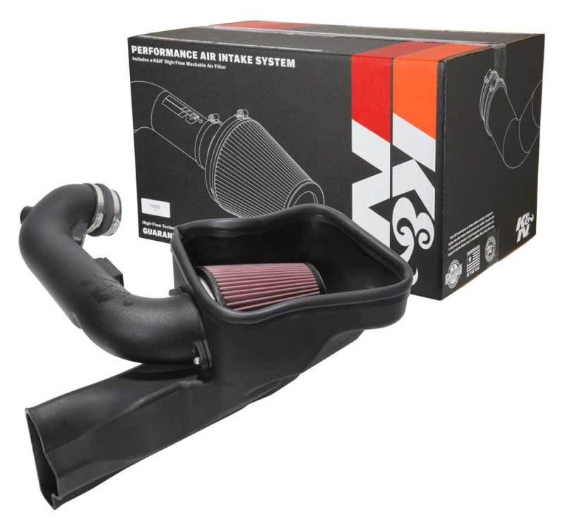 K&N 2018 Ford Mustang GT V8 5.0L F/I AirCharger Performance Intake