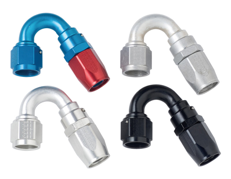 Fragola -12AN x 150 Degree Power Flow Hose End - Clear