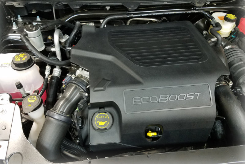 JLT 10-19 Ford Flex EcoBoost V6 Passenger Side Oil Separator 3.0 - Clear Anodized