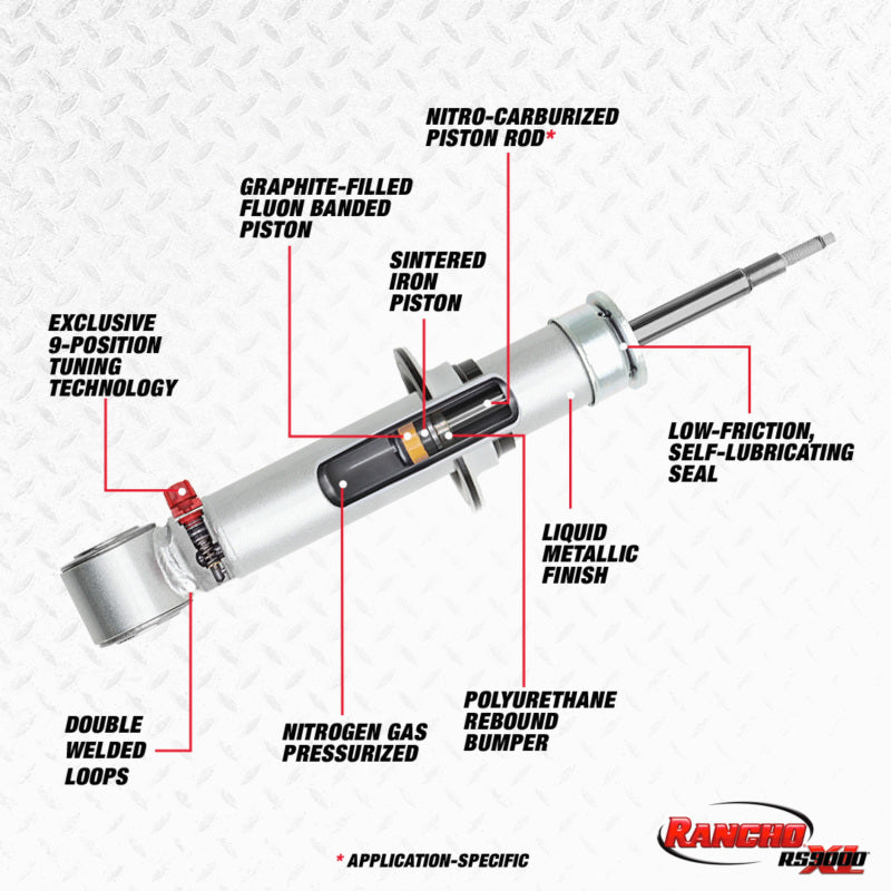 Rancho 05-19 Nissan Frontier Front RS9000XL Strut