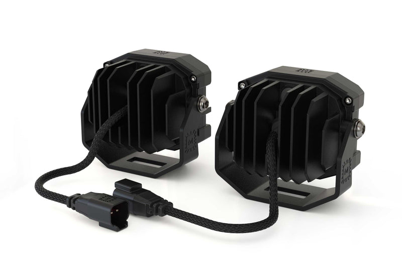 Morimoto 4Banger HXB LED Pods (SAE Wide / White)(Set)