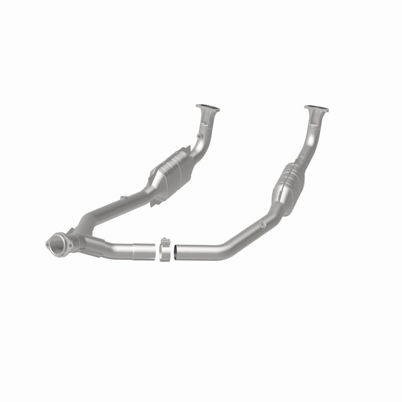 MagnaFlow Direct Fit Catalytic Converter OEM 2003 Land Rover Discovery Underbody