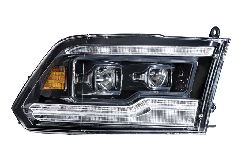 XB LED Headlights: Dodge Ram (09-18) (Pair / Amber DRL)