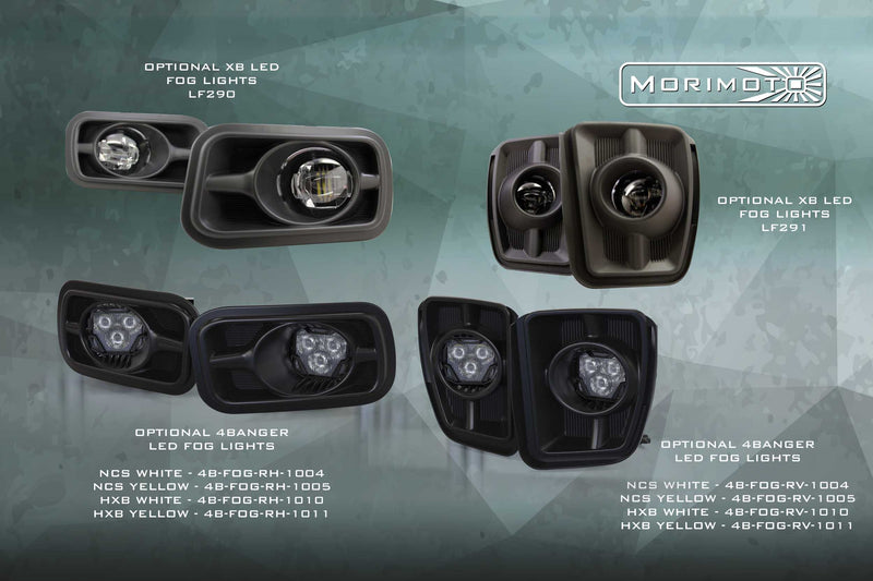 XB LED Headlights: Dodge Ram (09-18) (Pair / Amber DRL)