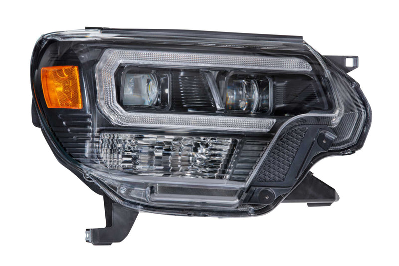 XB Hybrid LED Headlights: Toyota Tacoma (12-15) (Pair / ASM / Amber DRL)