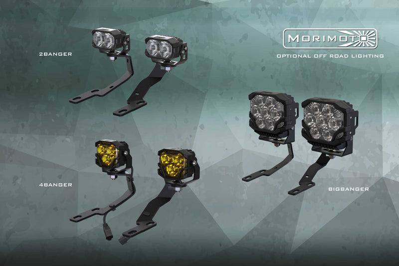 XB Hybrid LED Headlights: Toyota Tacoma (12-15) (Pair / ASM / Amber DRL)