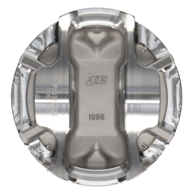 JE Pistons Nissan 91-98 240SX KA24DE 89.5mm Bore -4.6cc Dome Vol F Skirt Piston Kit - Set of 4
