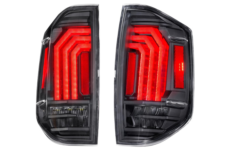 XB LED Tail Lights: Toyota Tundra (14-21) (Pair / Black)