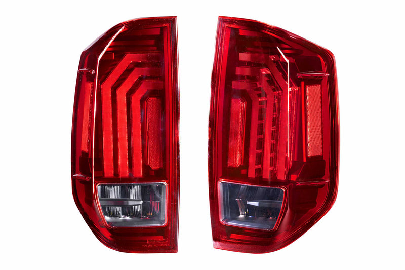 XB LED Tail Lights: Toyota Tundra (14-21) (Pair / Red)