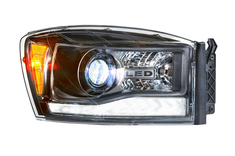 XB Hybrid LED Headlights: Dodge Ram (06-08) (Pair / ASM)