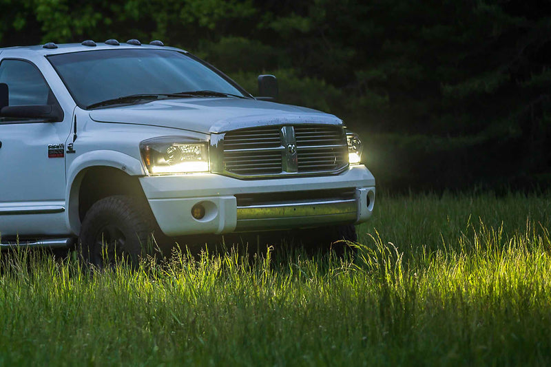 XB Hybrid LED Headlights: Dodge Ram (06-08) (Pair / ASM)