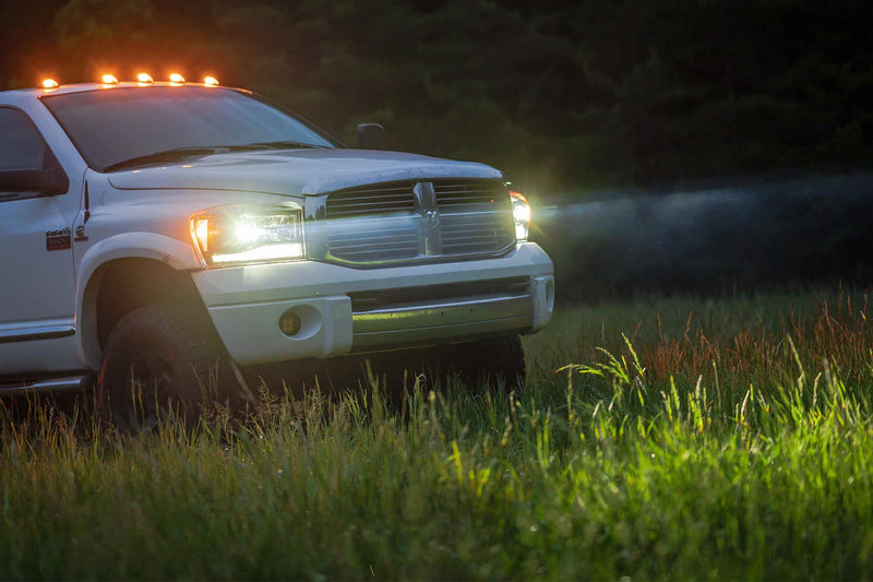 XB Hybrid LED Headlights: Dodge Ram (06-08) (Pair / ASM)