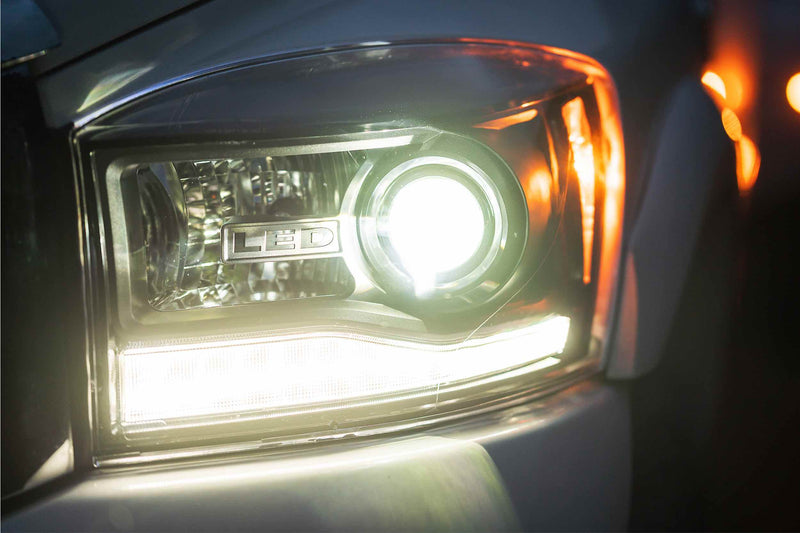 XB Hybrid LED Headlights: Dodge Ram (06-08) (Pair / ASM)