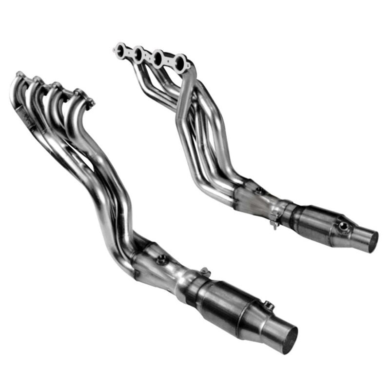 Kooks 2016+ Chevrolet Camaro SS 2x3in SS Header 3x2-3/4 GREEN Catted Conn Pipe