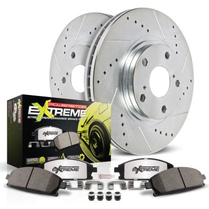Power Stop 16+Chevrolet Camaro 1SS/2SS (4 piston Brembo front and rear) Z26 Street Warrior Brake Kit