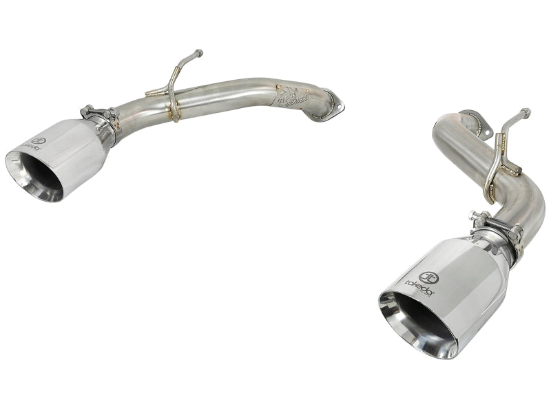aFe Takeda 2.5in 304 SS Axle-Back Exhaust w/ Polished Tips 16-18 Infiniti Q50 V6-3.0L (tt)