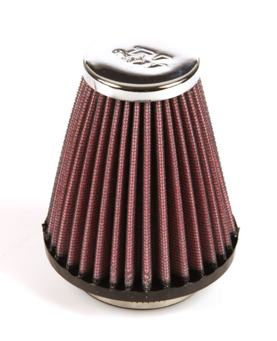 K&N Universal Clamp-On Air Filter 2-1/8in Flange 3-1/2in