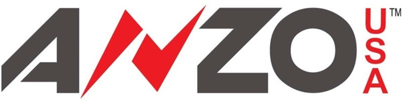 ANZO 2011-2015 Chevrolet Cruze Projector Headlights w/ U-Bar Black