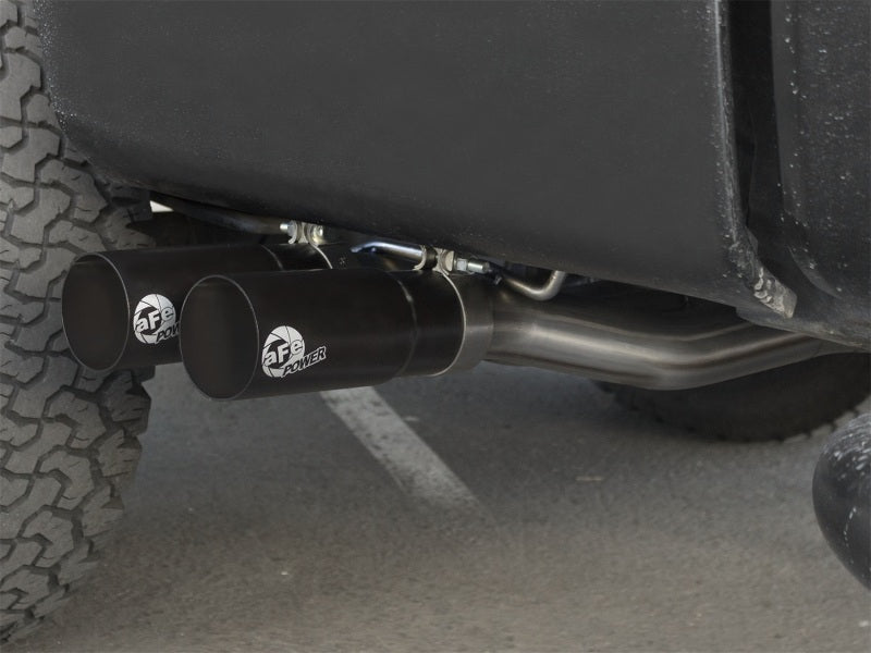 aFe Rebel Exhausts Cat-Back SS Ford F-150 04-08 V8 4.6/5.4L w/ Black Tips
